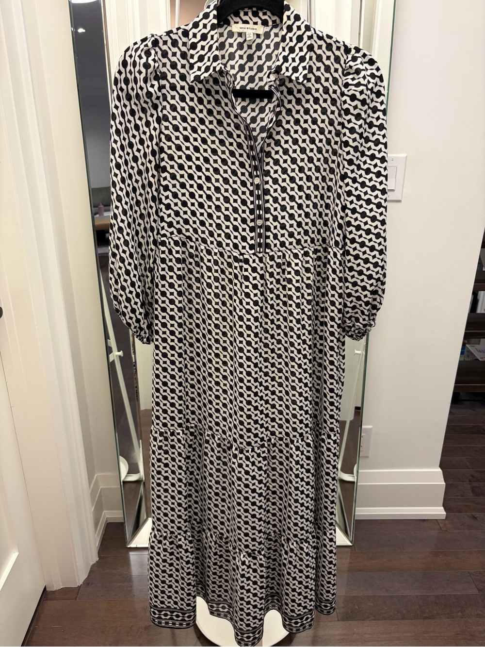 Max Studio Collared Maxi Dress